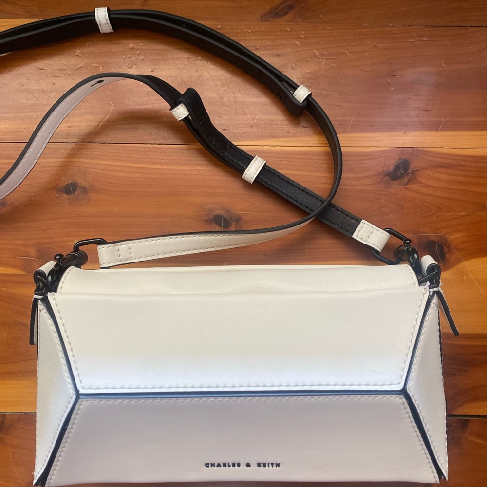 Charles & Keith Nasrin Geometric Crossbody Bag